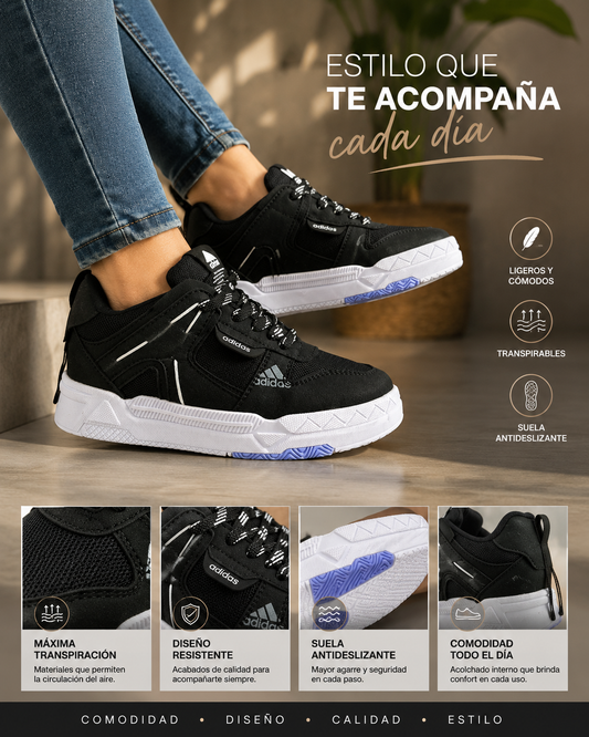 Tenis Urbanos Adidas Style Plataforma Alta